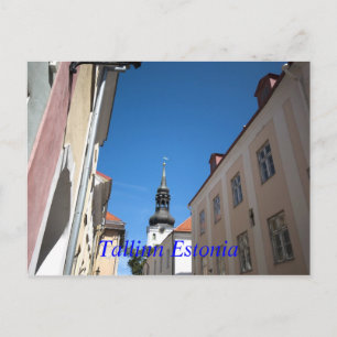 st nicholas church, Tallinn Estonia Postcard