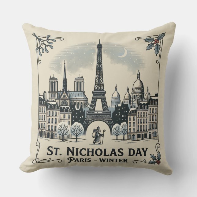 St. Nicholas Day Cushion (Front)