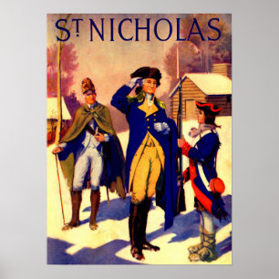 St. Nicholas February 1929 George Washington cover Poster