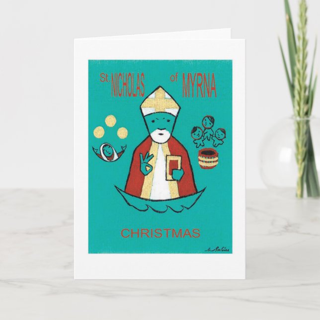 St. Nicholas Greeting Card (Front)