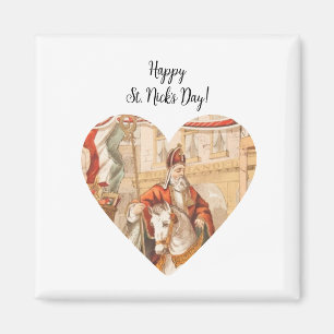 St. Nicholas Heart Sinterklaas St. Nick's Day Magnet