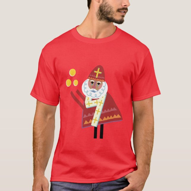 St. Nicholas Illustration T-Shirt (Front)