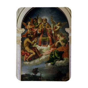 St. Nicholas in Glory with Saints Magnet
