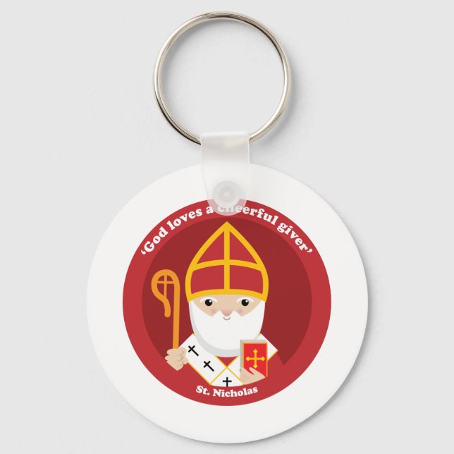 St. Nicholas Key Ring (Front)