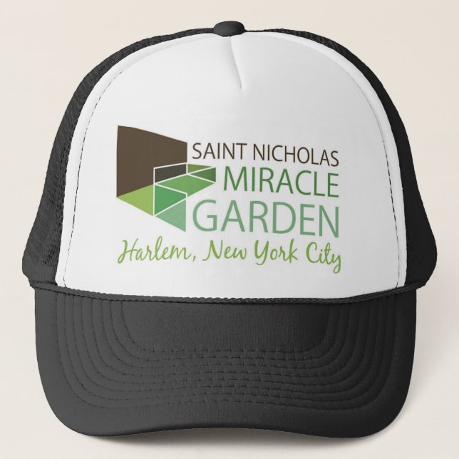 St Nicholas Miracle Garden Trucker Hat (Front)