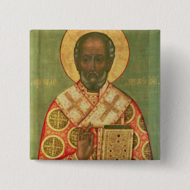 St. Nicholas, Moscow School 15 Cm Square Badge (Front)