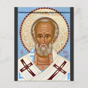 St. Nicholas of Myra Byzantine Orthodox Icon
