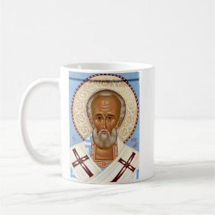 St. Nicholas of Myra Byzantine Orthodox Icon Coffee Mug