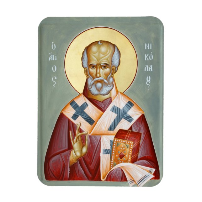 St Nicholas of Myra Icon Magnet (Vertical)