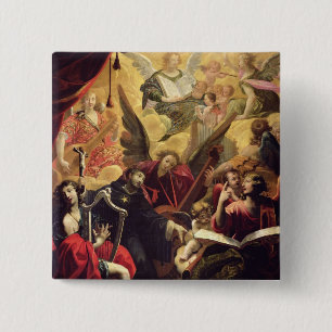 St. Nicholas of Tolentino 15 Cm Square Badge