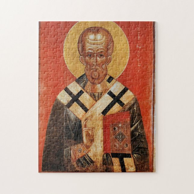 St. Nicholas Orthodox Christian Icon  Jigsaw Puzzle (Vertical)