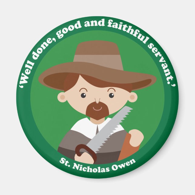 St. Nicholas Owen Magnet (Front)