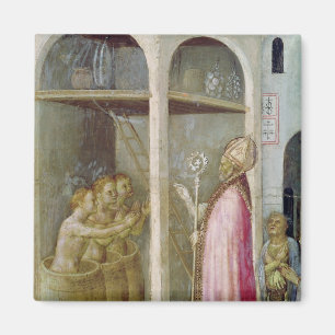 St. Nicholas Resuscitates the Three Children Magnet