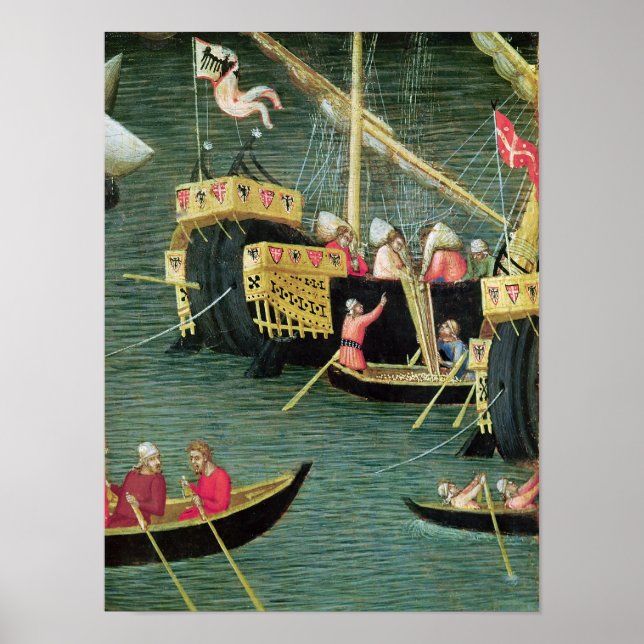 St. Nicholas Saves Mira from Famine Poster (Front)