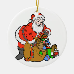 St. Nick Ceramic Ornament