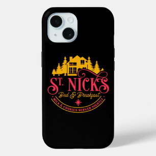 ST-NICKS BED & BREAKFAST funny christmas          iPhone 15 Case