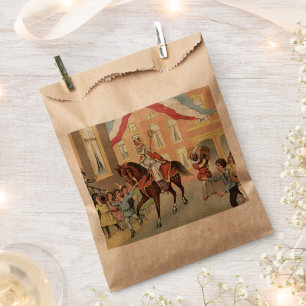 St. Nick's Day Dutch Sinterklaas Horse Vintage Favour Bag
