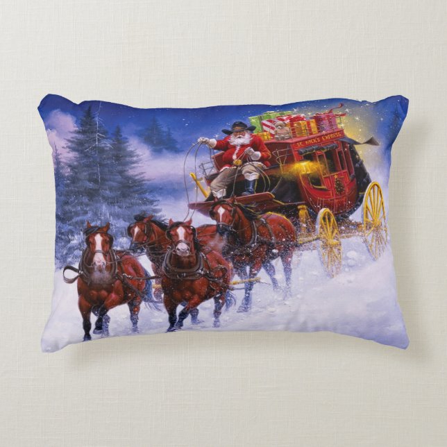 St. Nicks Express Decorative Cushion (Front)