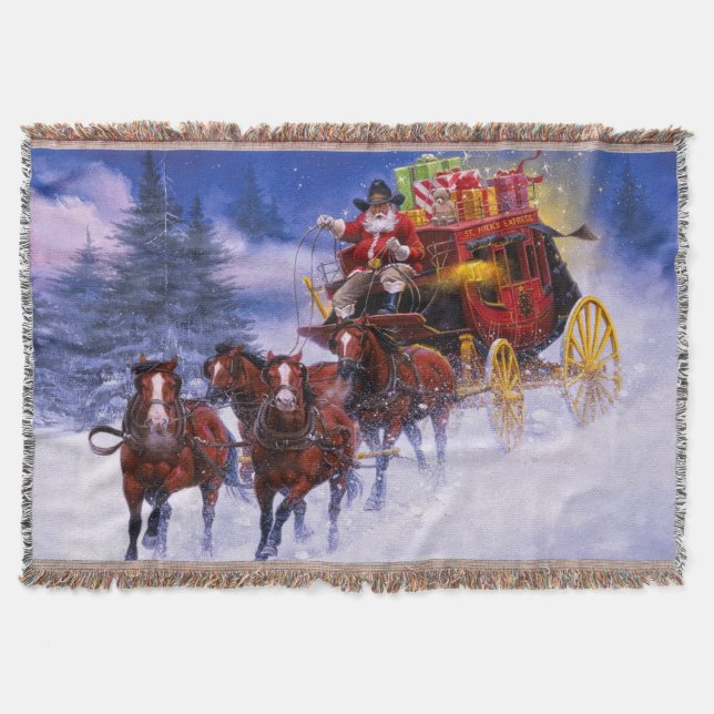 St. Nicks Express Throw Blanket (Front)