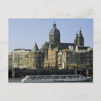 St. Nicolaaskerk and the Tower of Tears, Amsterdam Postcard