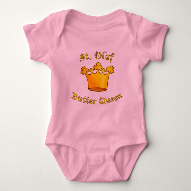 St. Olaf Butter Queen Products Baby Bodysuit (Front)