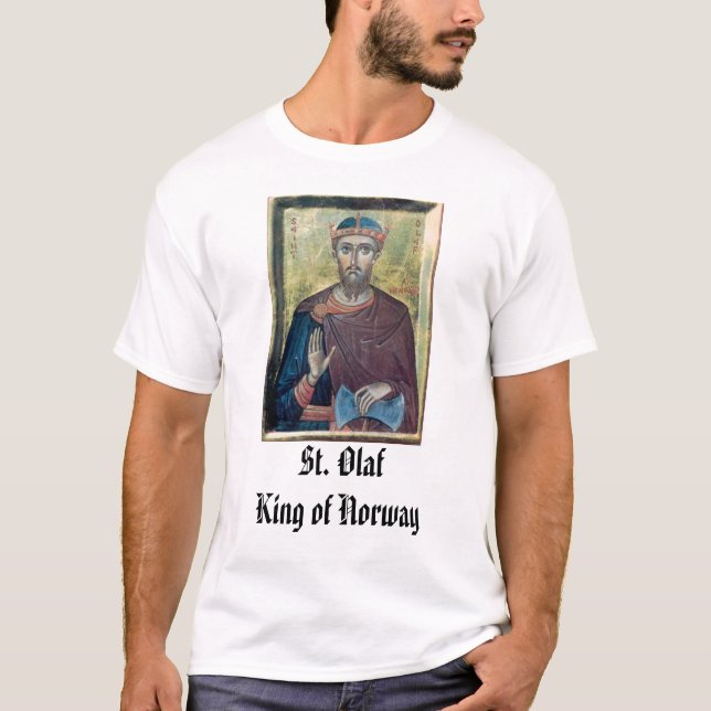 St. Olaf, St. Olaf King of Norway T-Shirt (Front)
