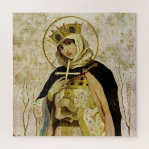 “St Olga” by Mikhail Nesterov Jigsaw Puzzle