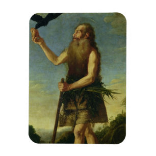 St. Onuphrius (oil on canvas) Magnet