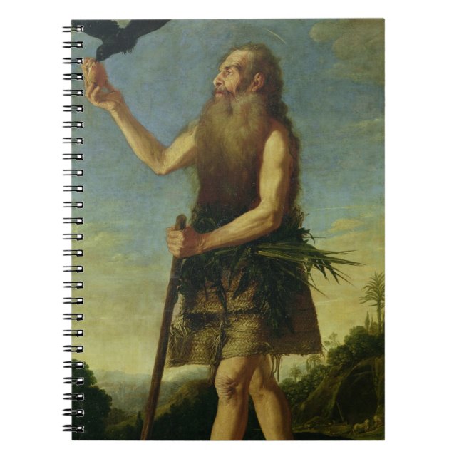 St. Onuphrius (oil on canvas) Notebook (Front)