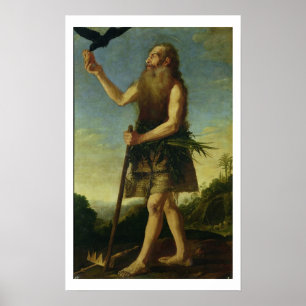 St. Onuphrius (oil on canvas) Poster