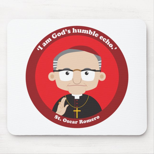 St. Oscar Romero Mouse Pad (Front)