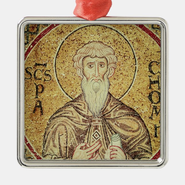 St. Pachomius Metal Ornament (Front)
