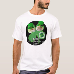 st. paddies day shirt - black circle 2 sides