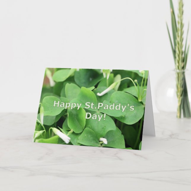 St.Paddy Card (Front)
