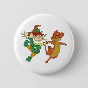 St. Paddy’s Odd Couple 6 Cm Round Badge
