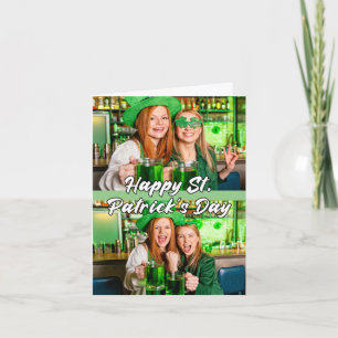 St. Paddy's Day Custom Modern 2-photos Template