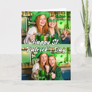 St. Paddy's Day Custom Modern 2-photos Template