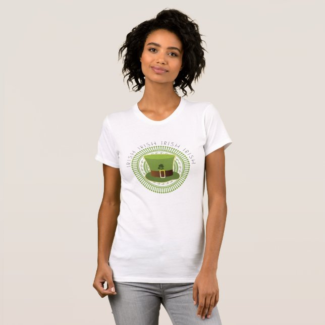 St Paddy's Day, Irish Design T-Shirt (Front Full)