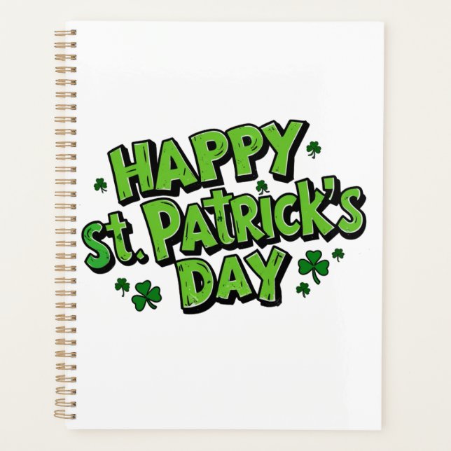 St. Paddy's Day, Patrick´s day  Planner (Front)