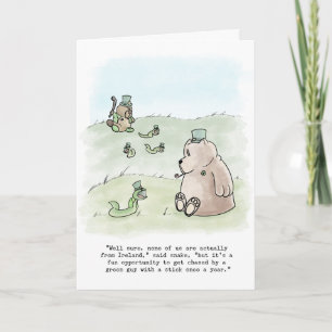 St. Paddy's Day Snakes Holiday Card