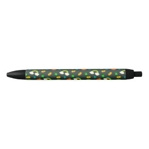 St Paddy's Pattern Black Ink Pen