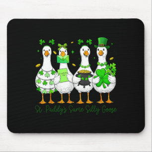 St paddys same silly goose for kids boys girls mouse pad