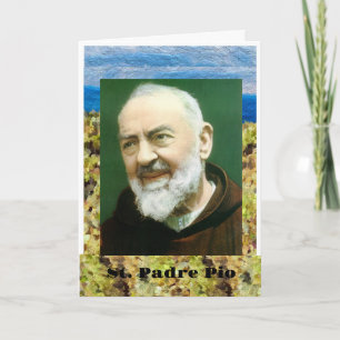 St. PADRE PIO Card