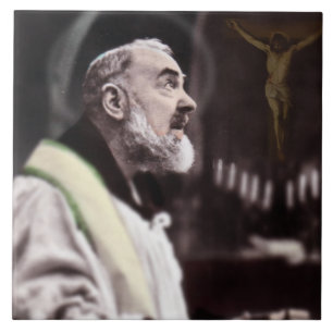ST PADRE PIO CELEBRATING MASS TILE