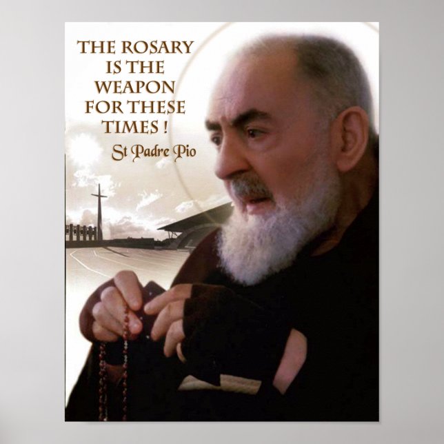 ST PADRE PIO POSTER (Front)