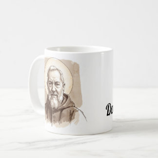 St Padre Pio, Pray Hope Don't Worry, Catholic Mug