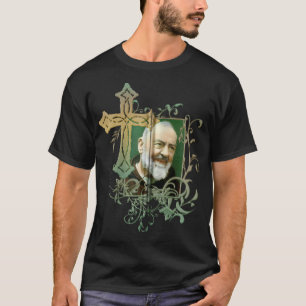 St Padre Pio Prayer Cross Catholics Holy Saints Vi T-Shirt