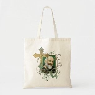 St Padre Pio Prayer Cross Catholics Holy Saints Vi Tote Bag