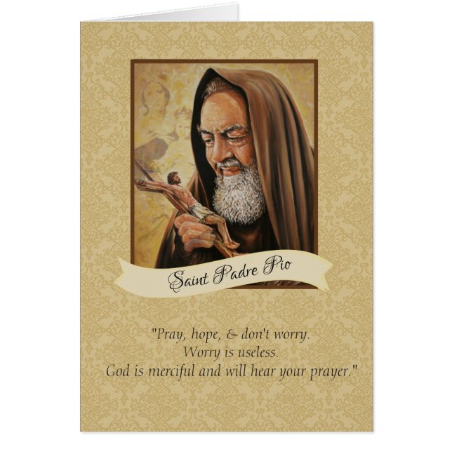 St. Padre Pio Priest & Stigmatist (Front)