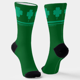 St. Pat’s Day Golf Clover Crew Socks
